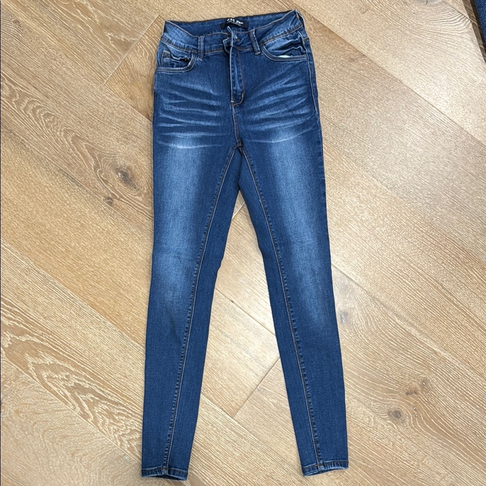Wax Jean Blue Skinny Fit Denim